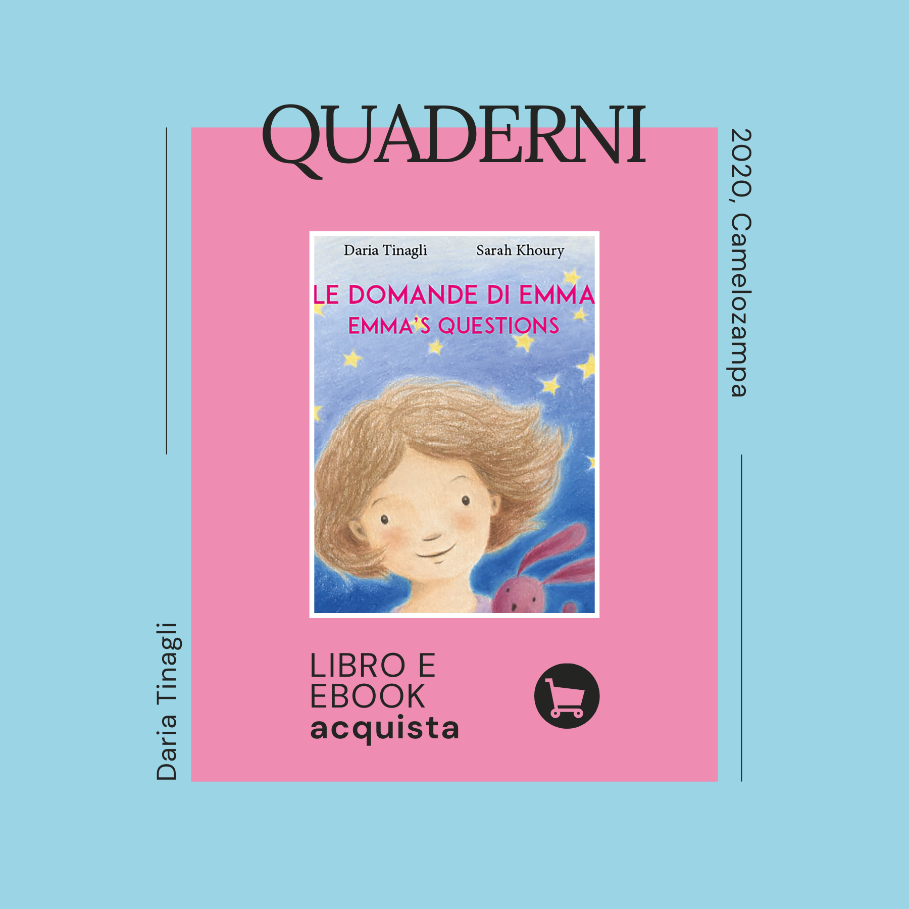 Daria Tinagli, Psicologa e Psicoterapeuta - immagine libro "Le domande di Emma"